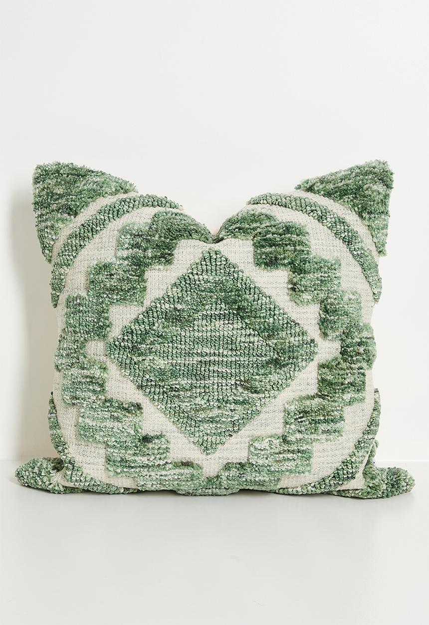 Sixth Floor - Tufted Cushion Cover - Olive