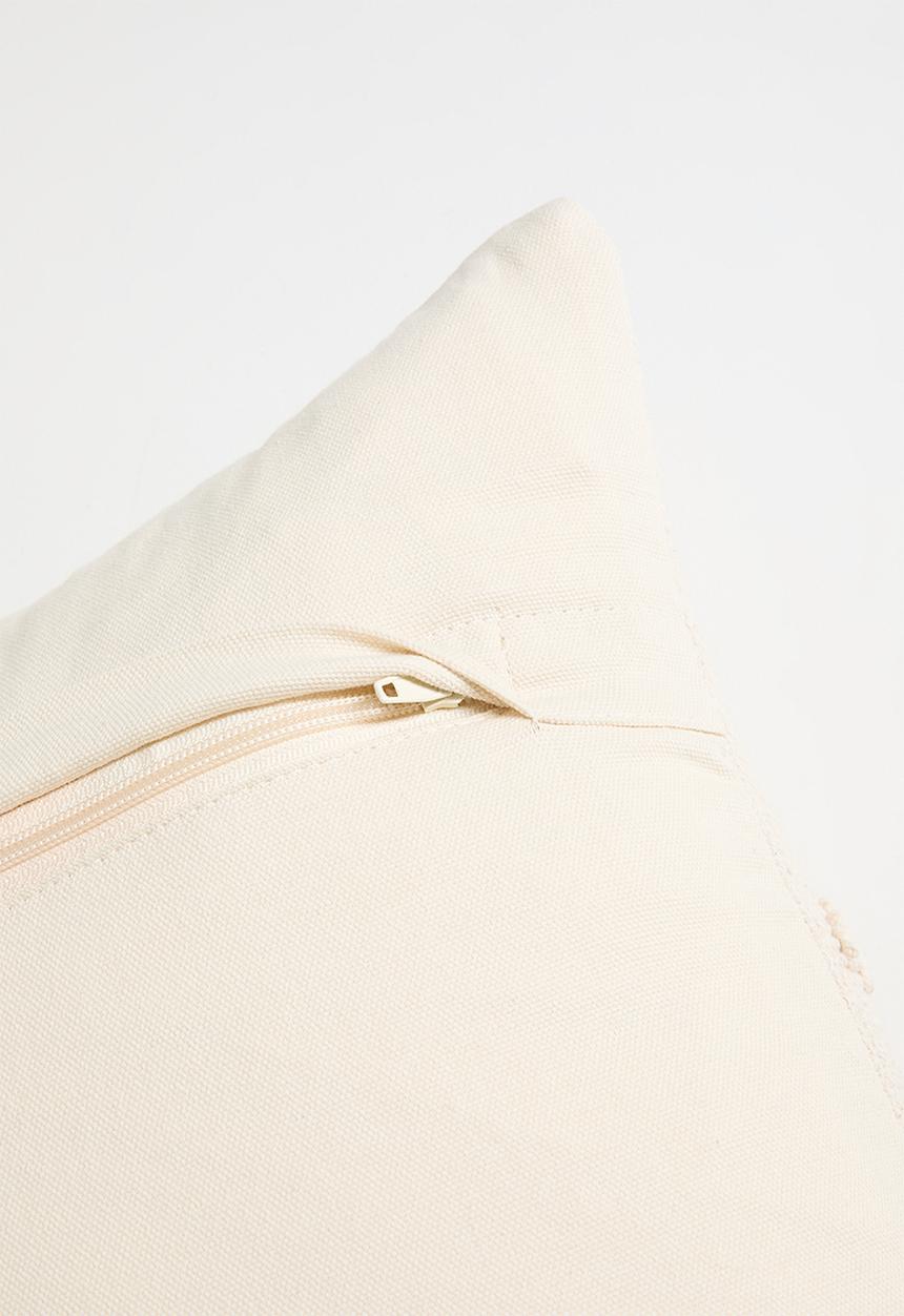 Sixth Floor - Flora Tufted Cushion Cover - Natural