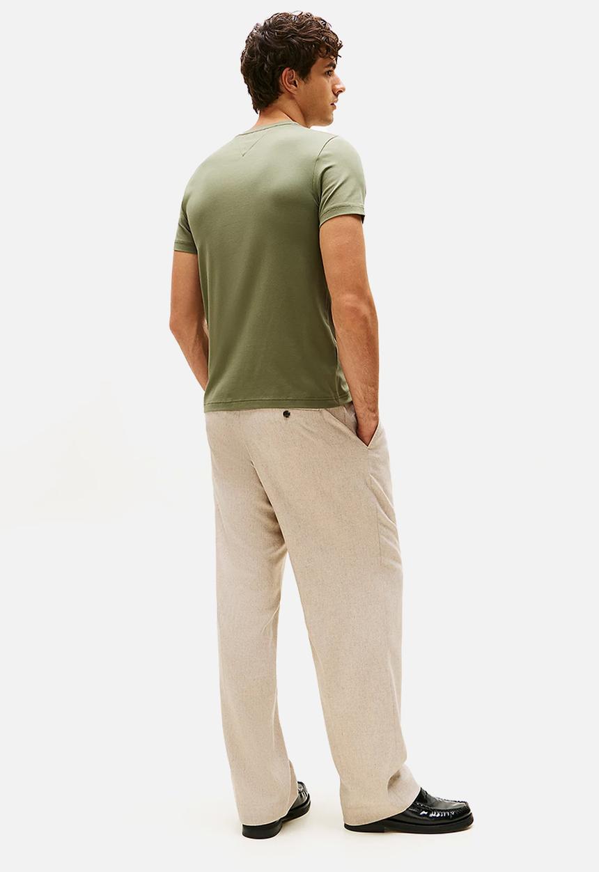Tommy Hilfiger - Stretch Slim Fit Tee - Battle Green