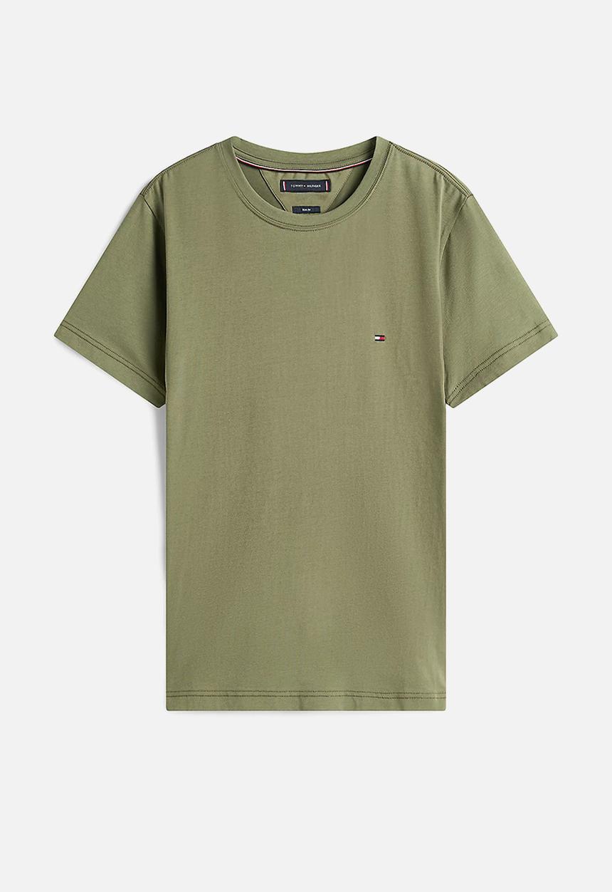 Tommy Hilfiger - Stretch Slim Fit Tee - Battle Green
