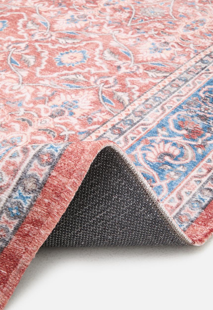 Fotakis - Eve Plush Woven Floral Rug Rust