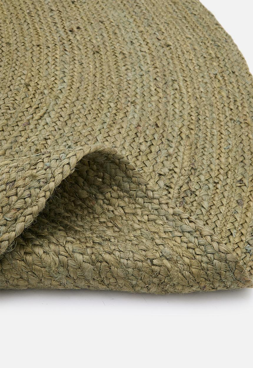 Sixth Floor - Jute Braided Rug - Olive
