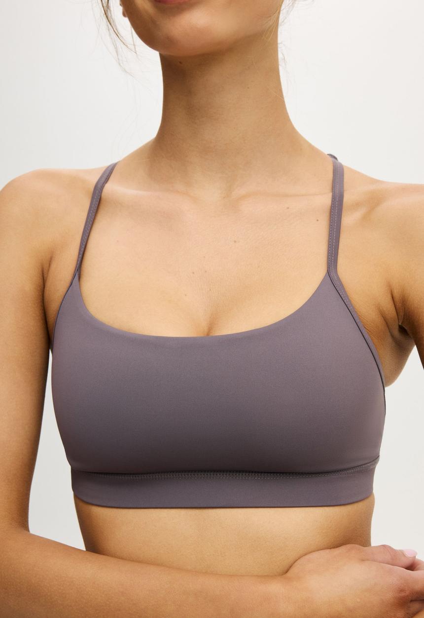 Cotton On - 365 Keyhole Crop - Violet Grey