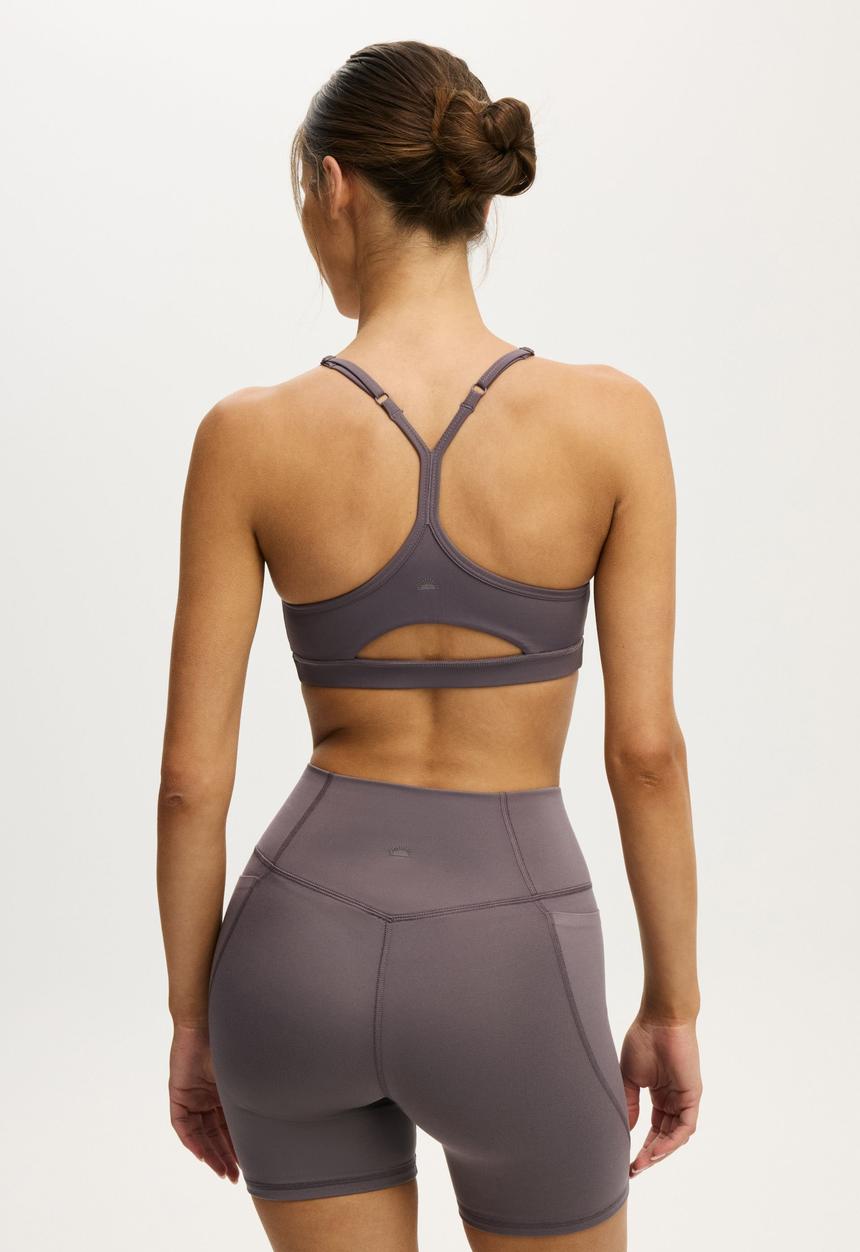 Cotton On - 365 Keyhole Crop - Violet Grey