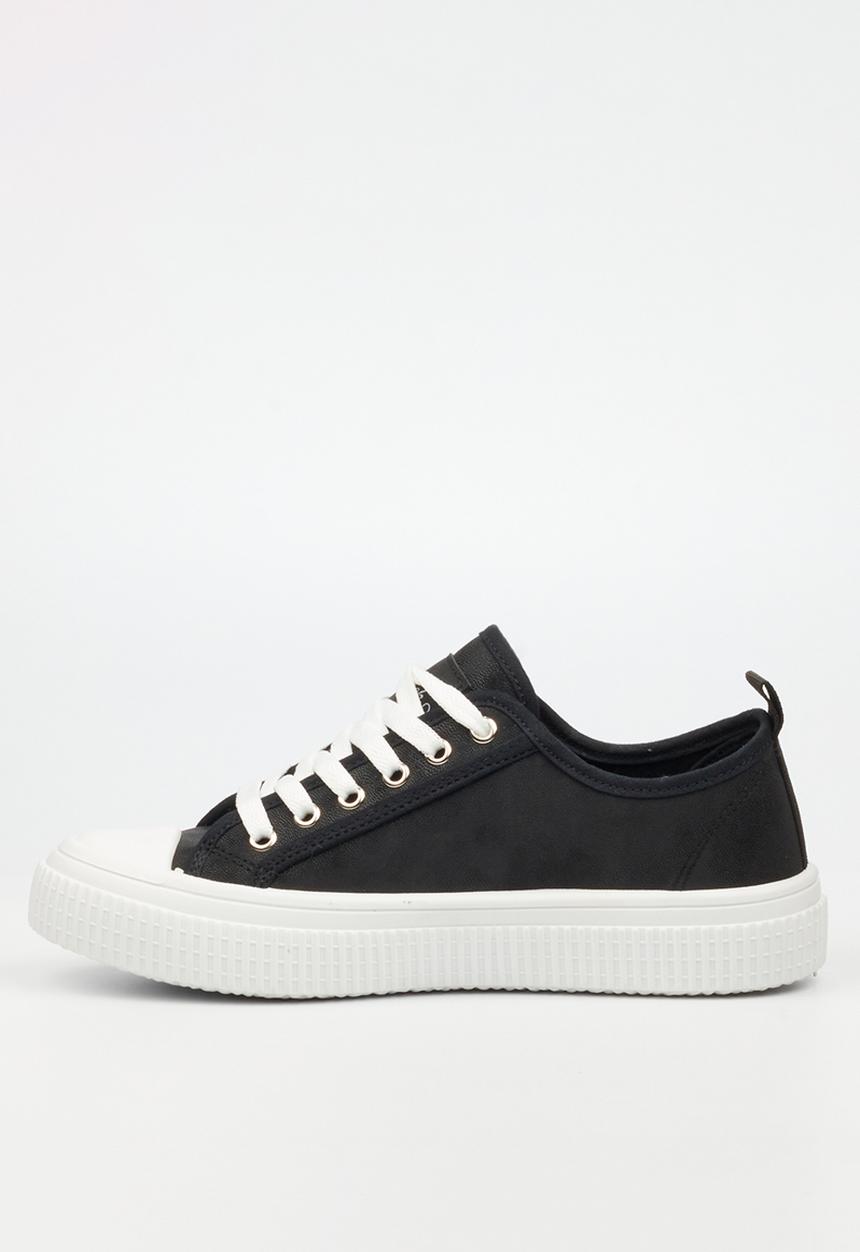 Miss Black - Cortado 1 toe cap sneaker - black