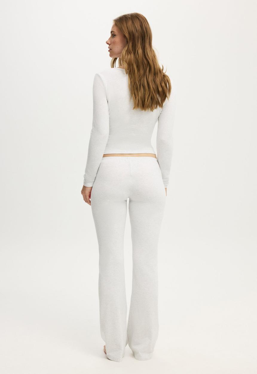 Cotton On - Dreamy soft flare pant - light grey marle