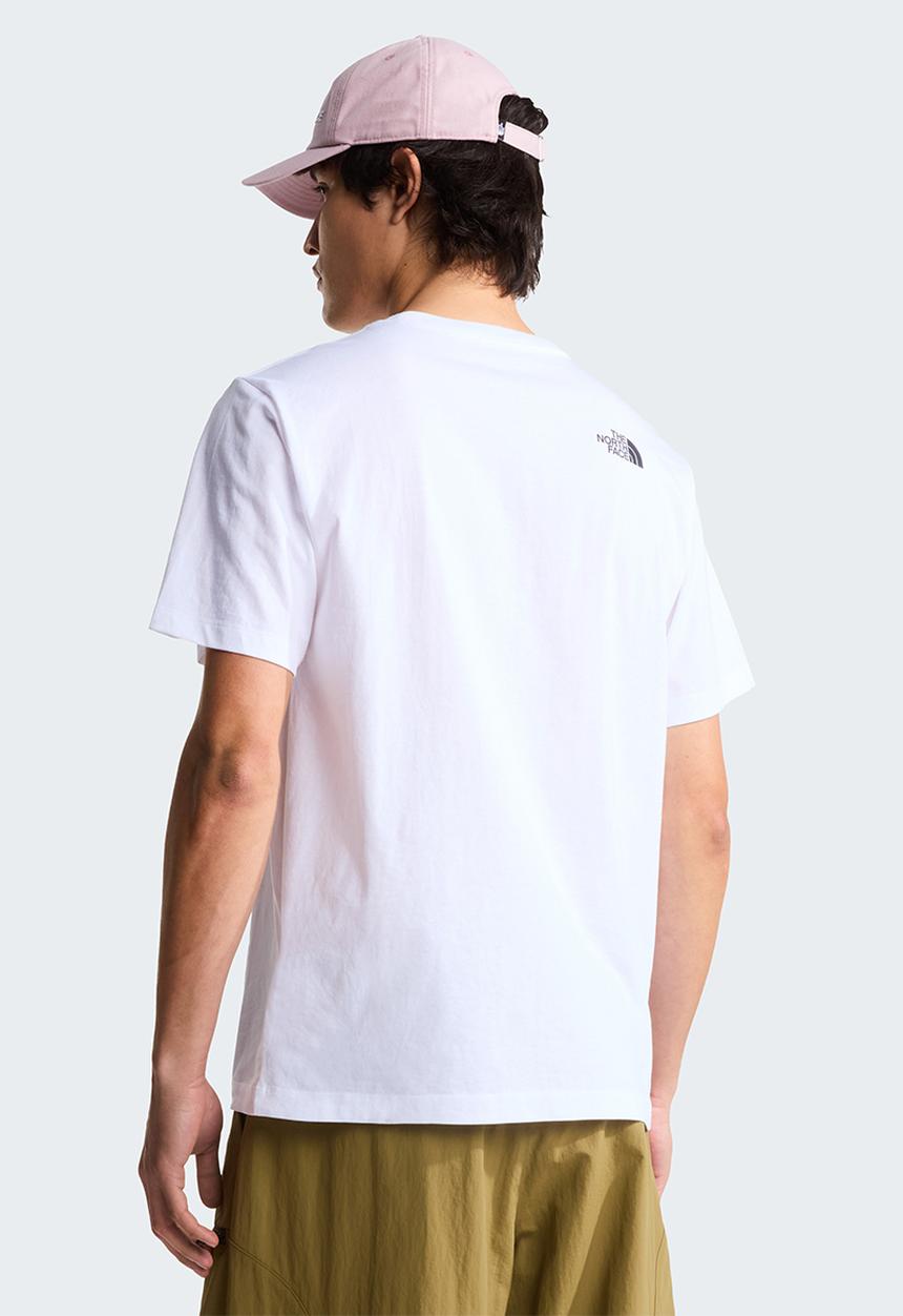 The North Face - Evolution Half Dome Regular Short Sleeve Tee - Tnf White-Tnf Black
