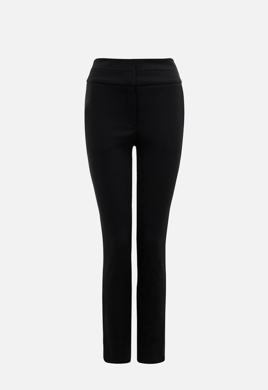 Forever New - Georgia high waist full length pants in black - black