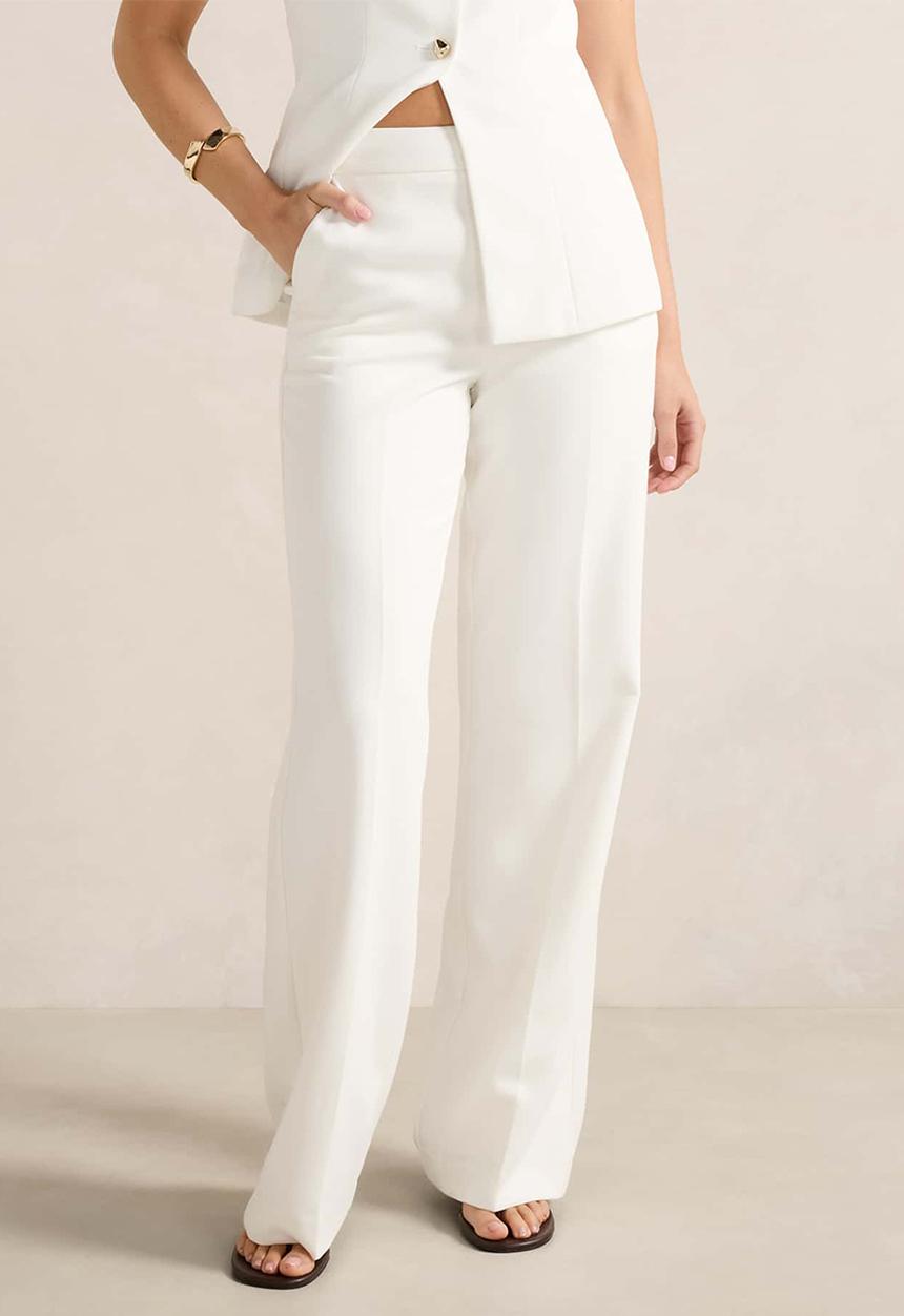 Forever New - Marissa wide leg pants in porcelain