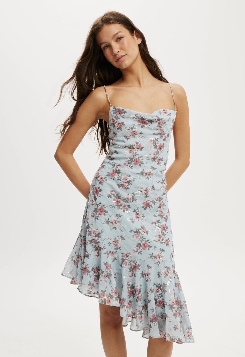 Cotton On - Bridget midi dress - roses floral