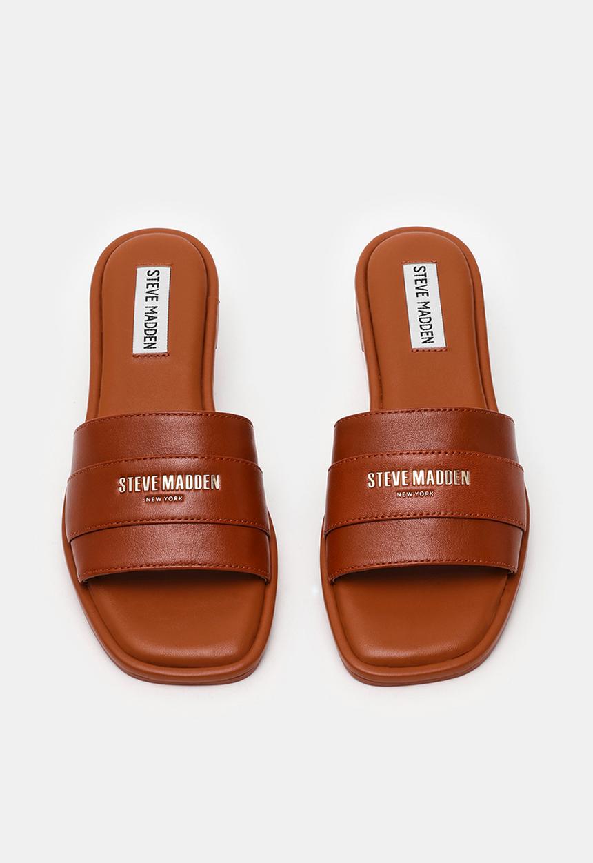 Steve Madden - Ashten slide - cognac lea