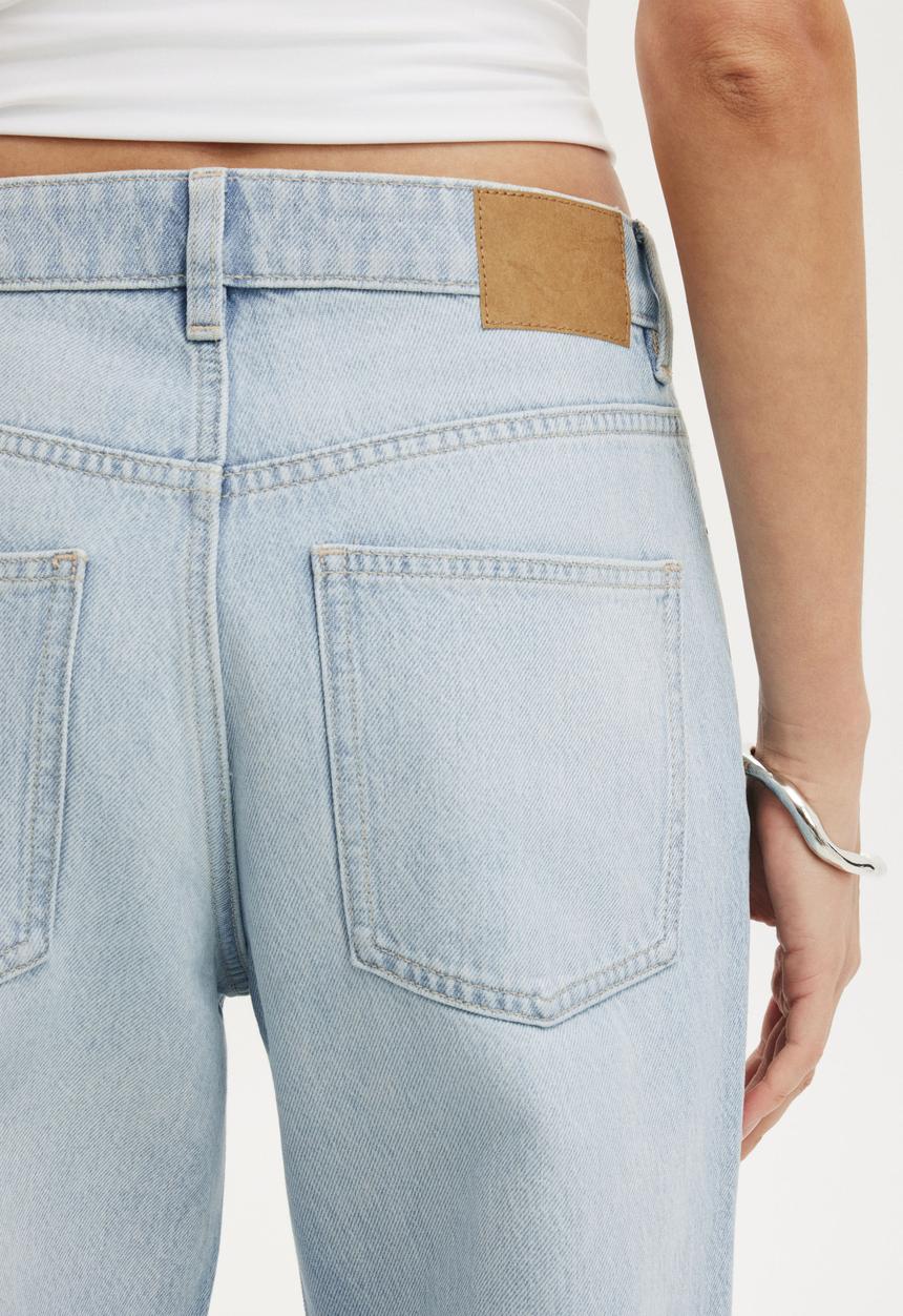 Cotton On - 91 straight jean - laurel blue