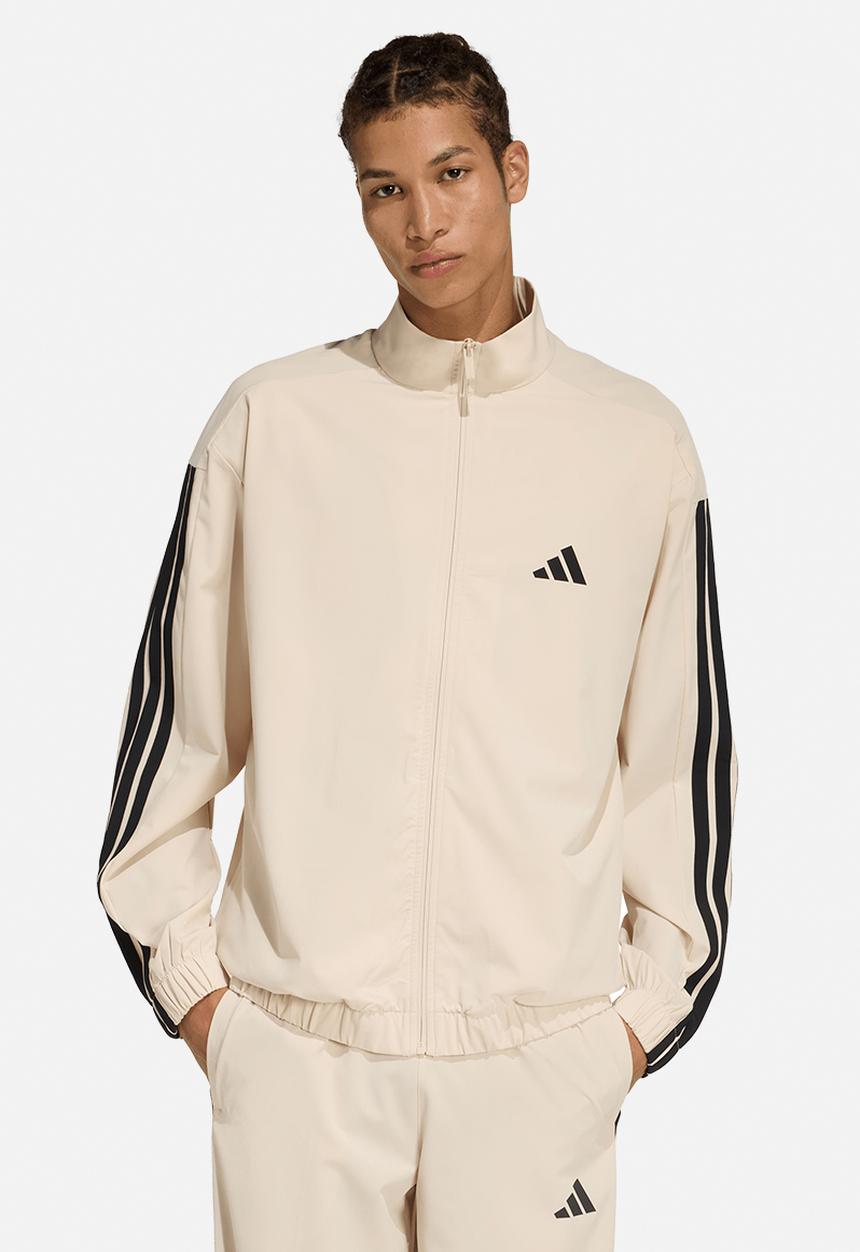 adidas Performance - 3-Strip Woven TrackTop  - Crystal Linen