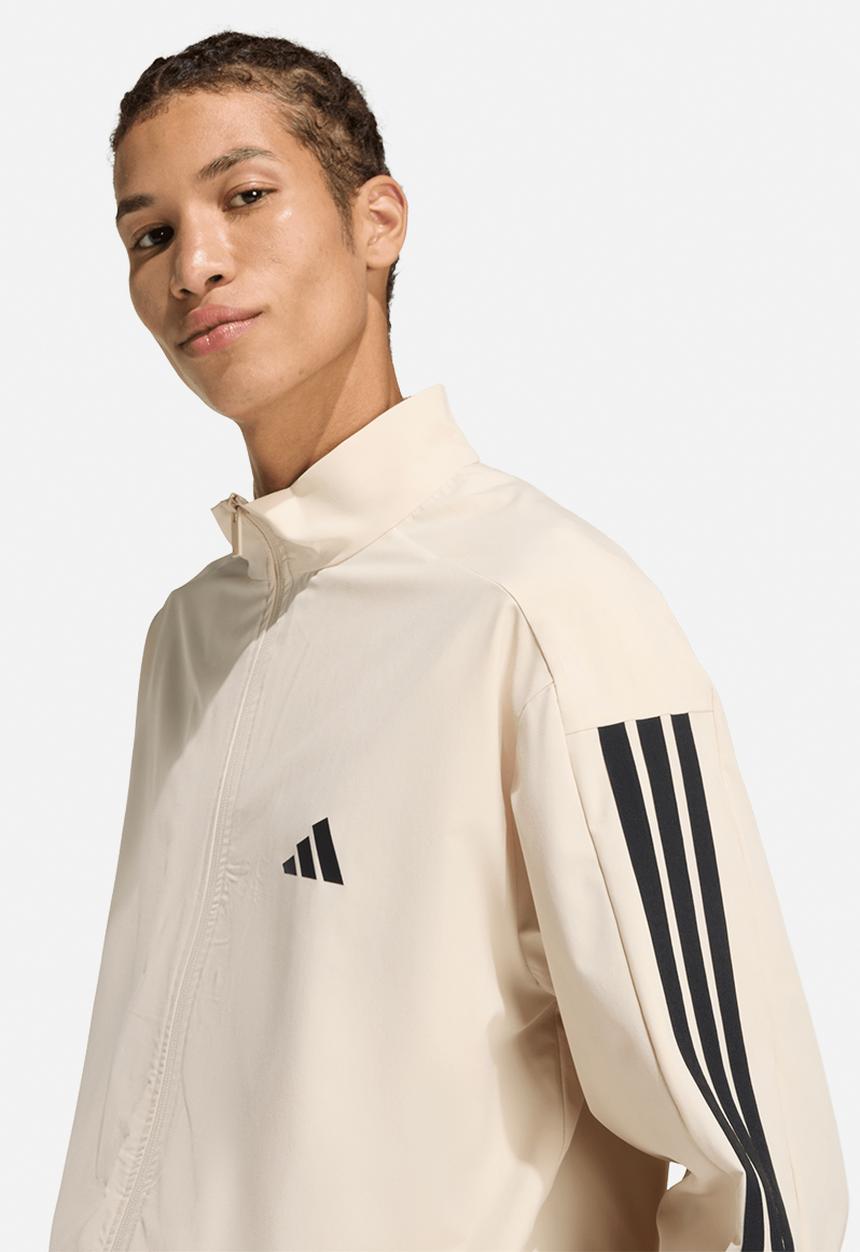 adidas Performance - 3-Strip Woven TrackTop  - Crystal Linen