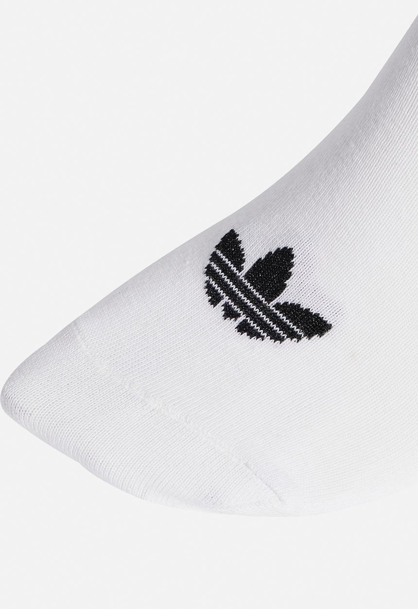 adidas Originals - LINER SOCKS 3Pk - White/medium grey heather/black