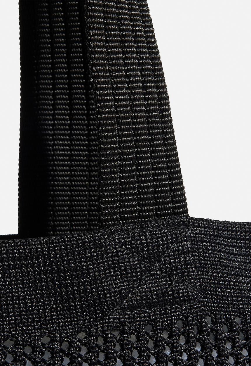 adidas Originals - Crochet tote bag - black