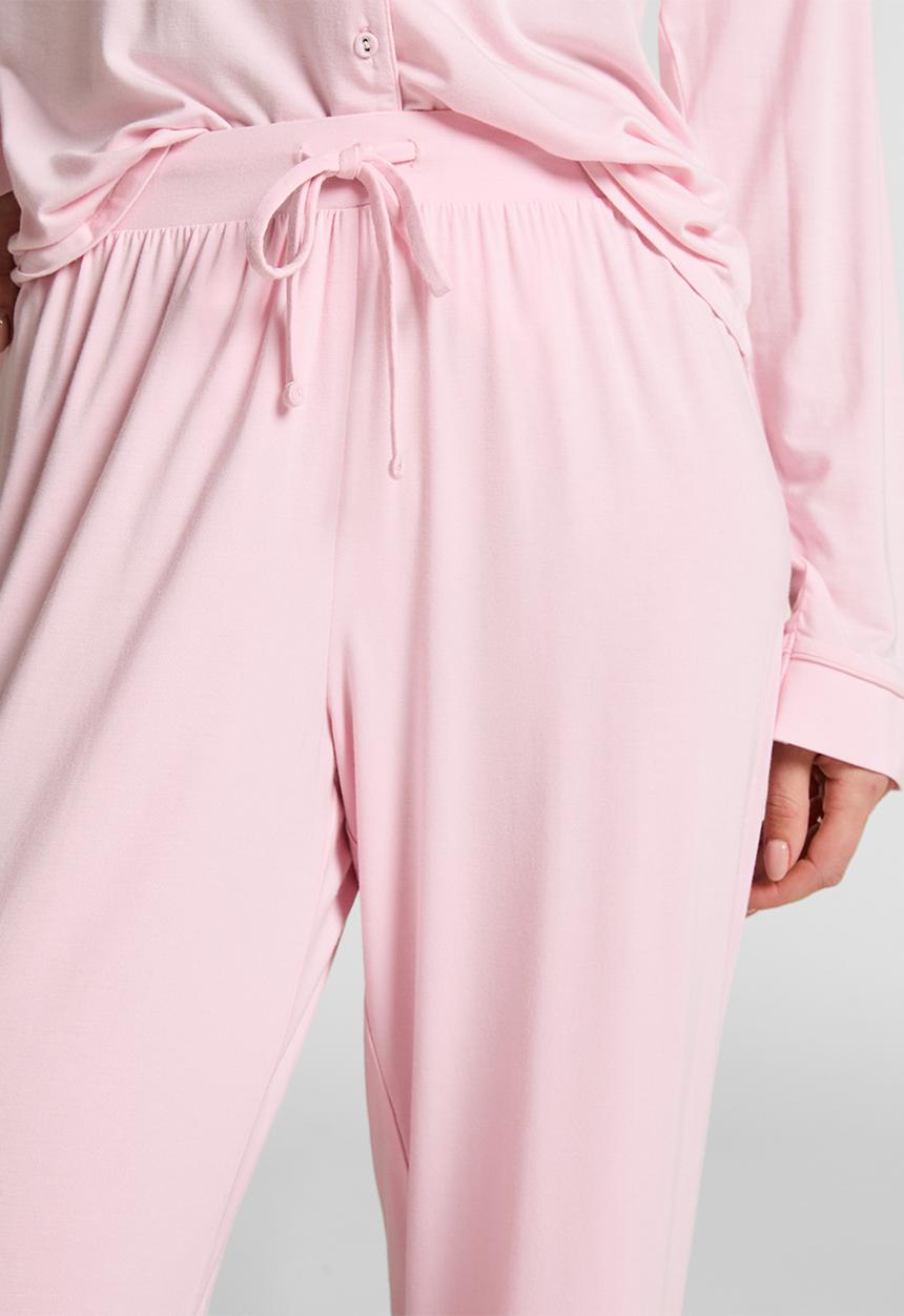 Hunkemoller - Pant jersey essential - pink