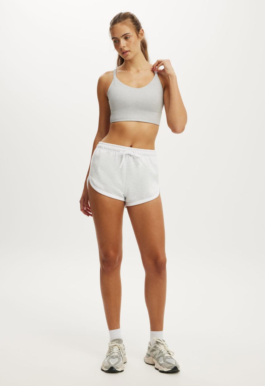 Cotton On - Active Bonded Strappy Tank - Grey Marle