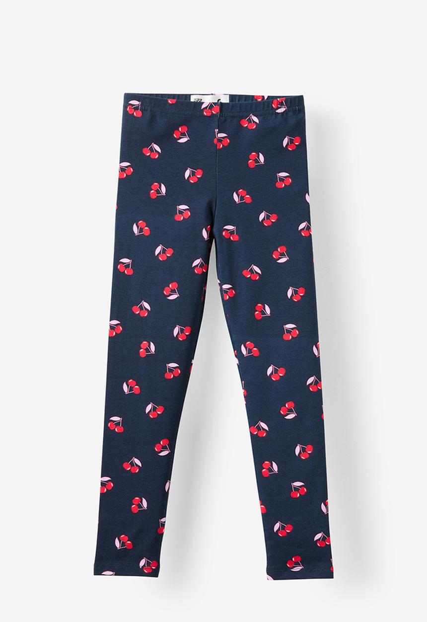 Cotton On - Huggie Tights - Squid Ink/Cherries