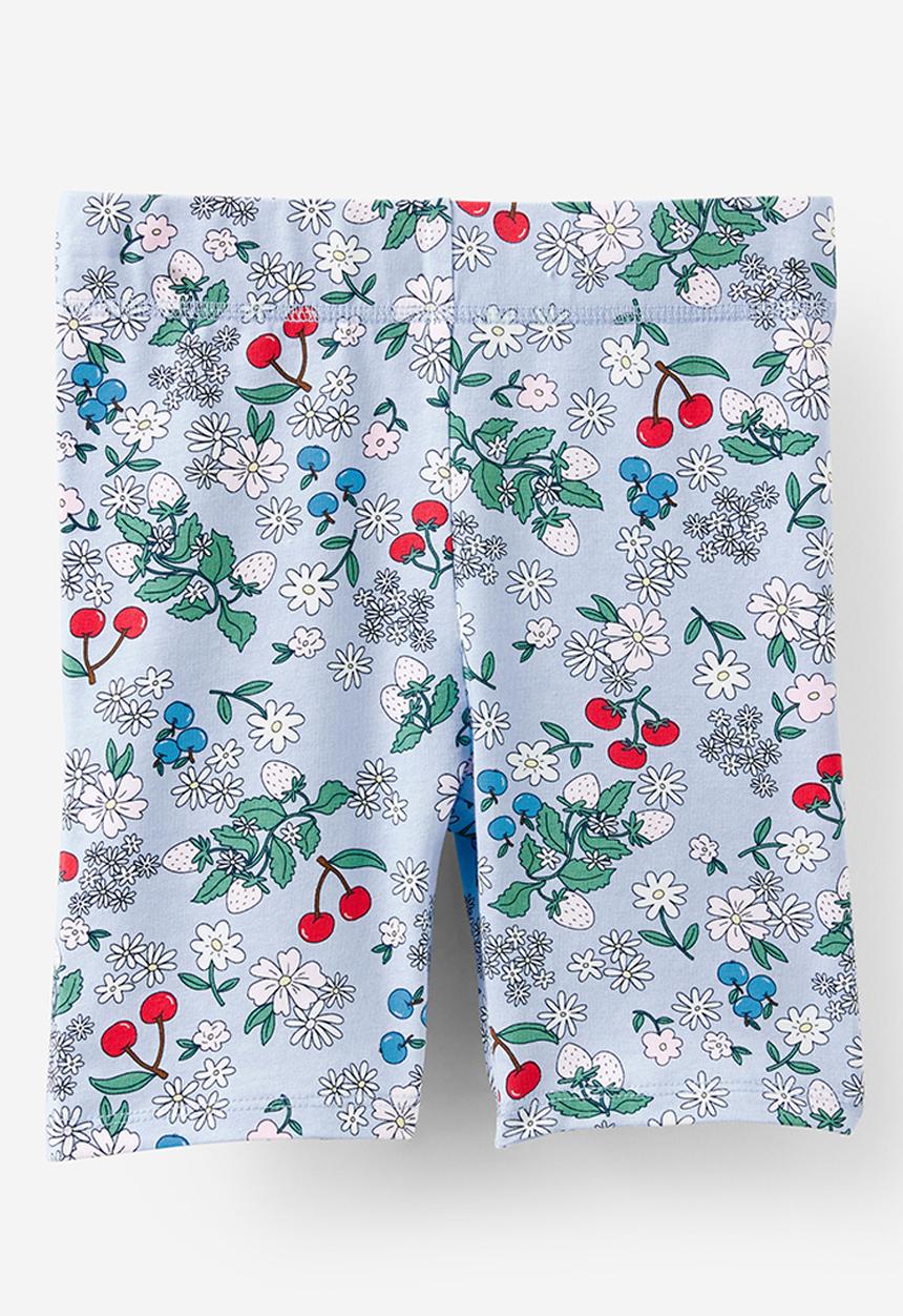 Cotton On - Hailey Bike Short - Dawn Blue/Floral