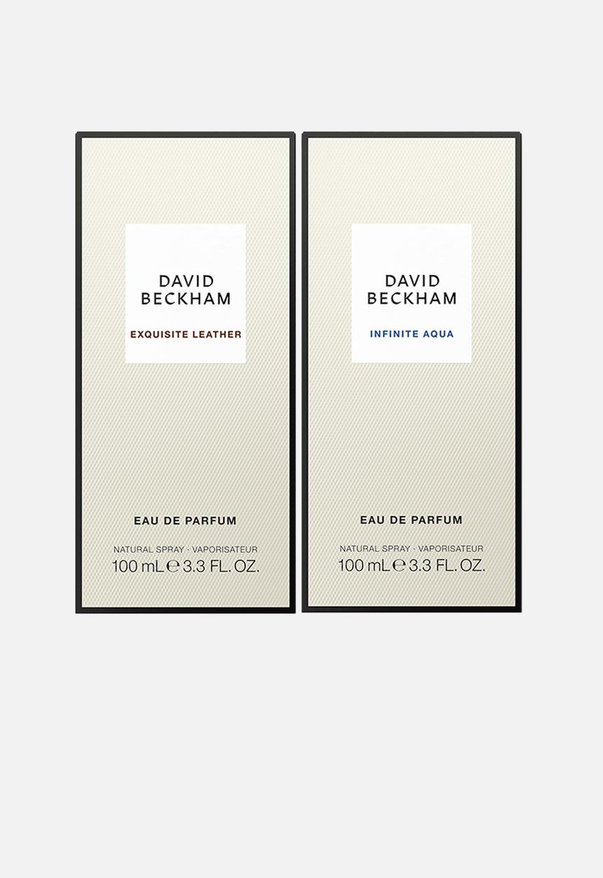 DAVID BECKHAM - David Beckham Collection Exquisite Leather & Infinite Aqua Edp Set - 100ml+100ml