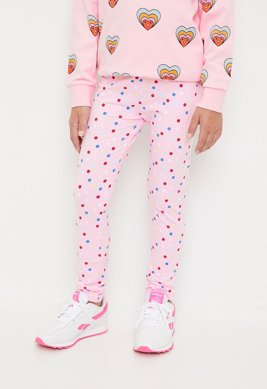 Pop Candy - Printed leggings - pink/polka dots