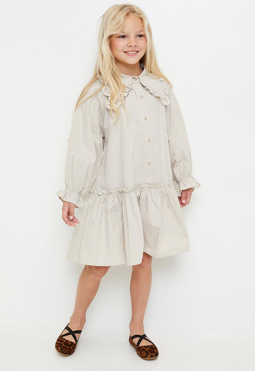 Pop Candy - Peterpan collar dress - beige