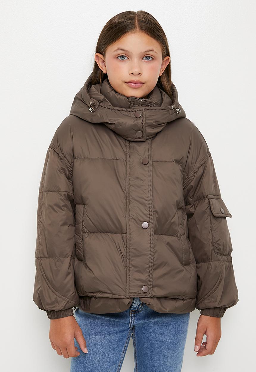Pop Candy - Puffer jacket - dark taupe