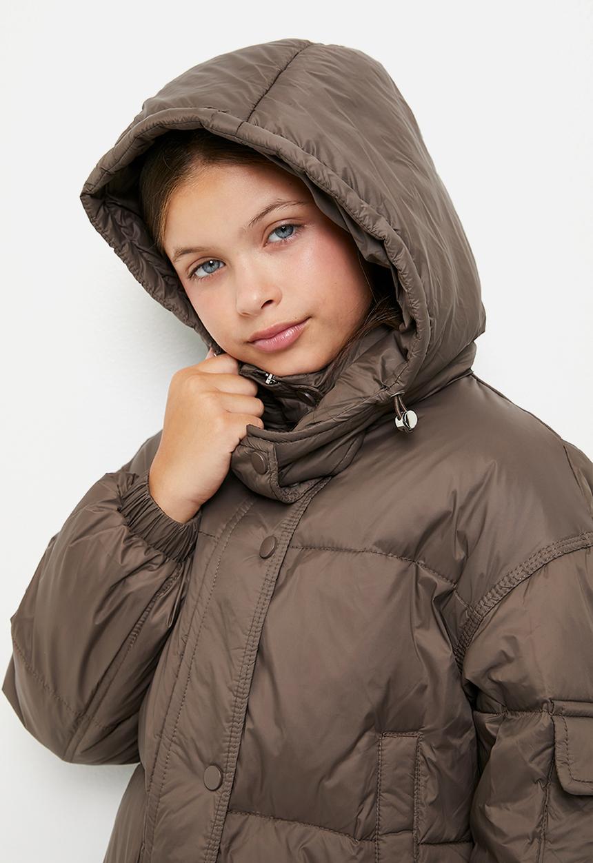Pop Candy - Puffer jacket - dark taupe