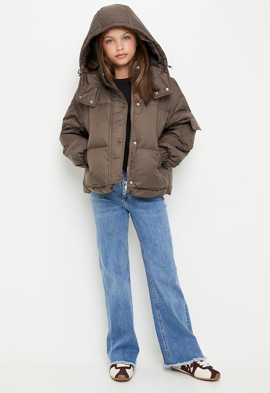 Pop Candy - Puffer jacket - dark taupe