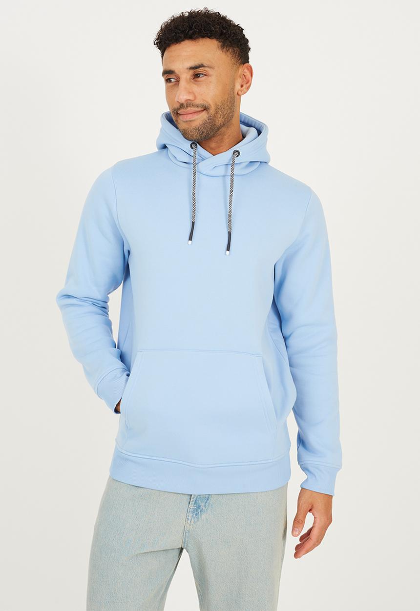 Brave Soul - Hoodie With Cross Over Hood - Cloud Blue