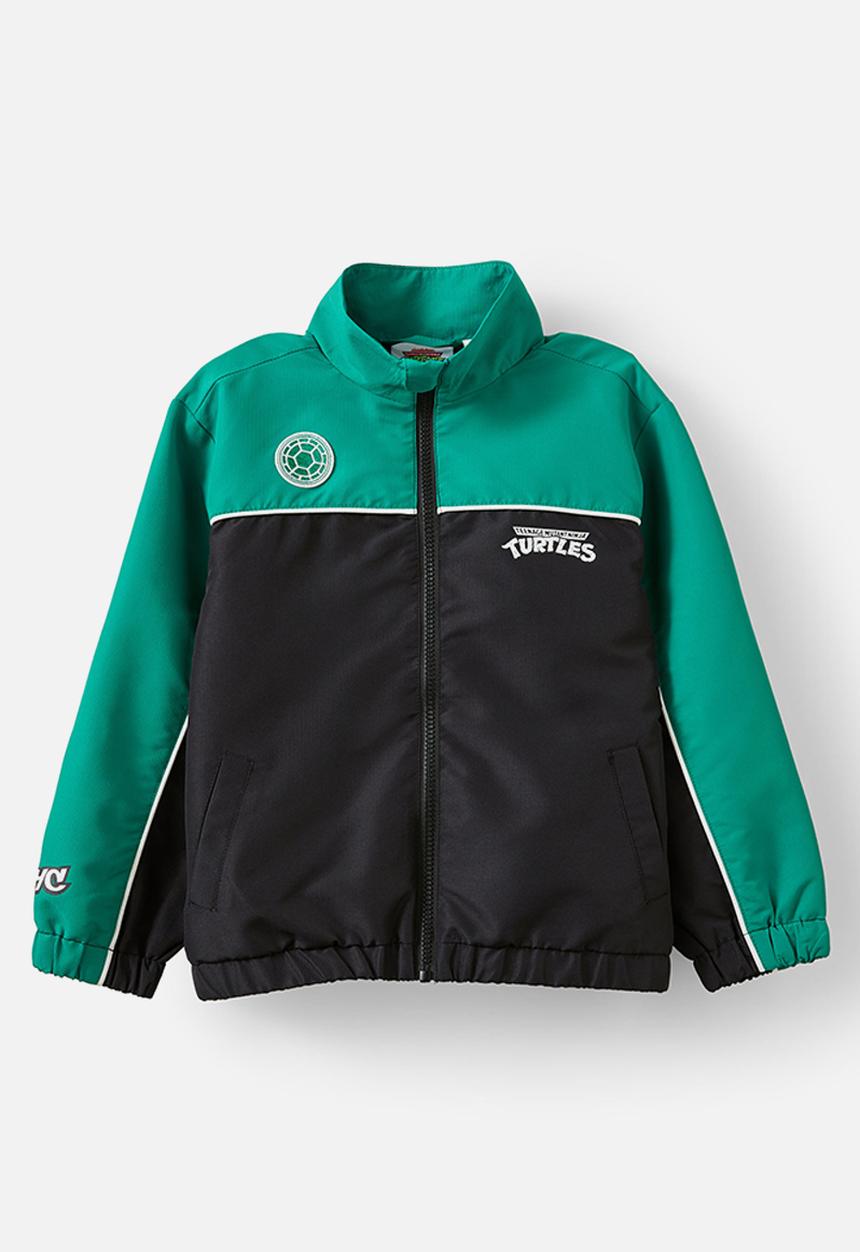 Cotton On - License zip through spray jacket - lcn nic phantom/deep mint ninja turtles