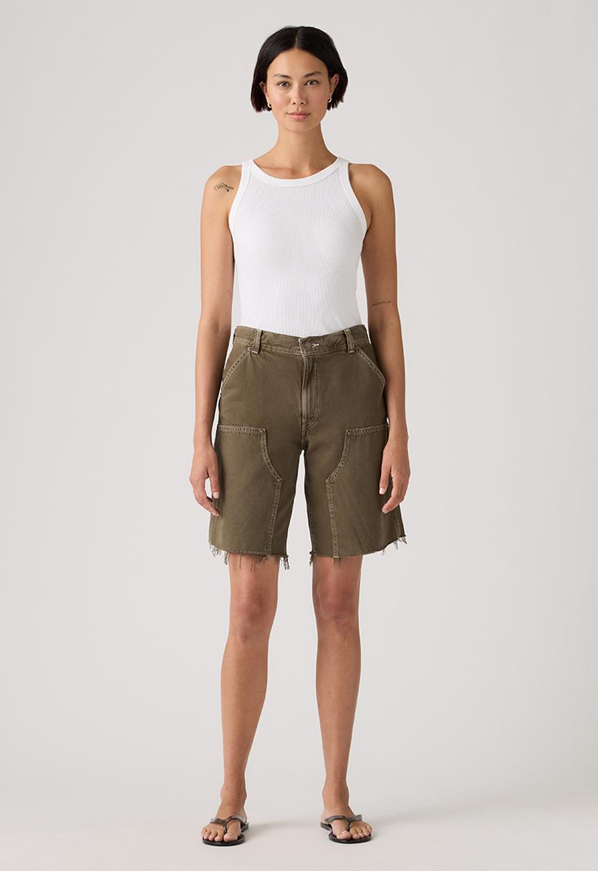 Levi’s® - Baggy dad utility short - washed canteen gd