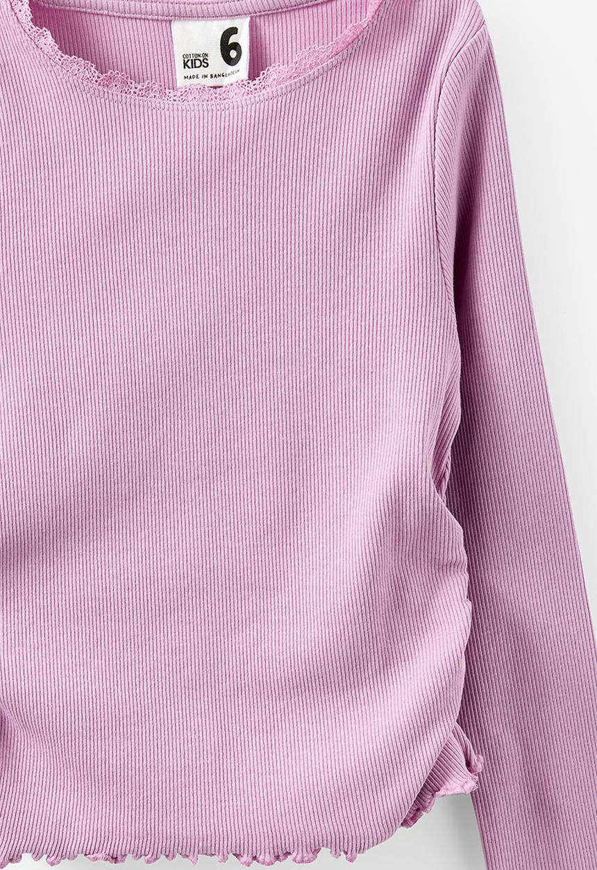 Cotton On - Nadia Long Sleeve Top - Chalky Mauve
