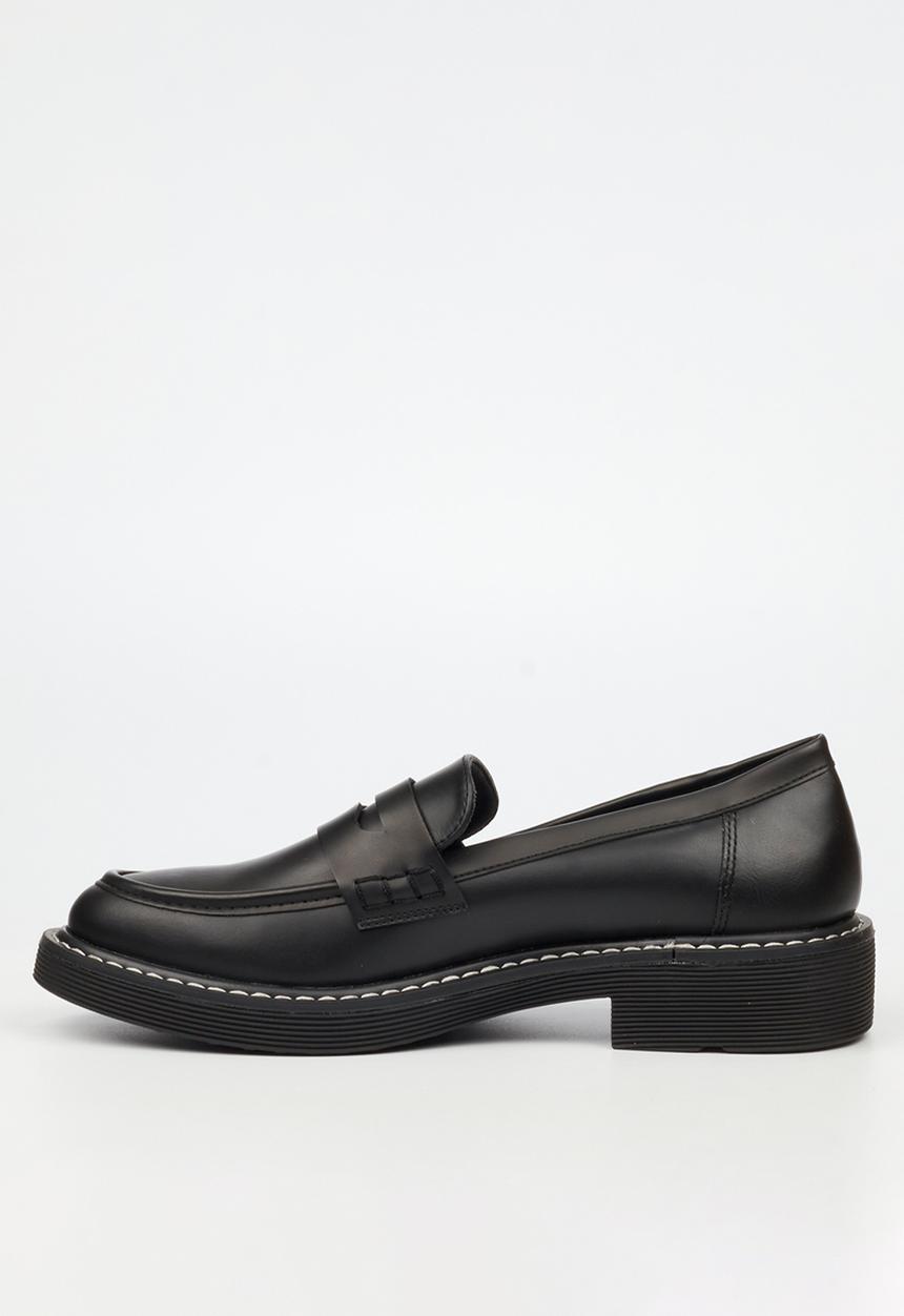 Miss Black - Princeton 5 penny moc derby - black