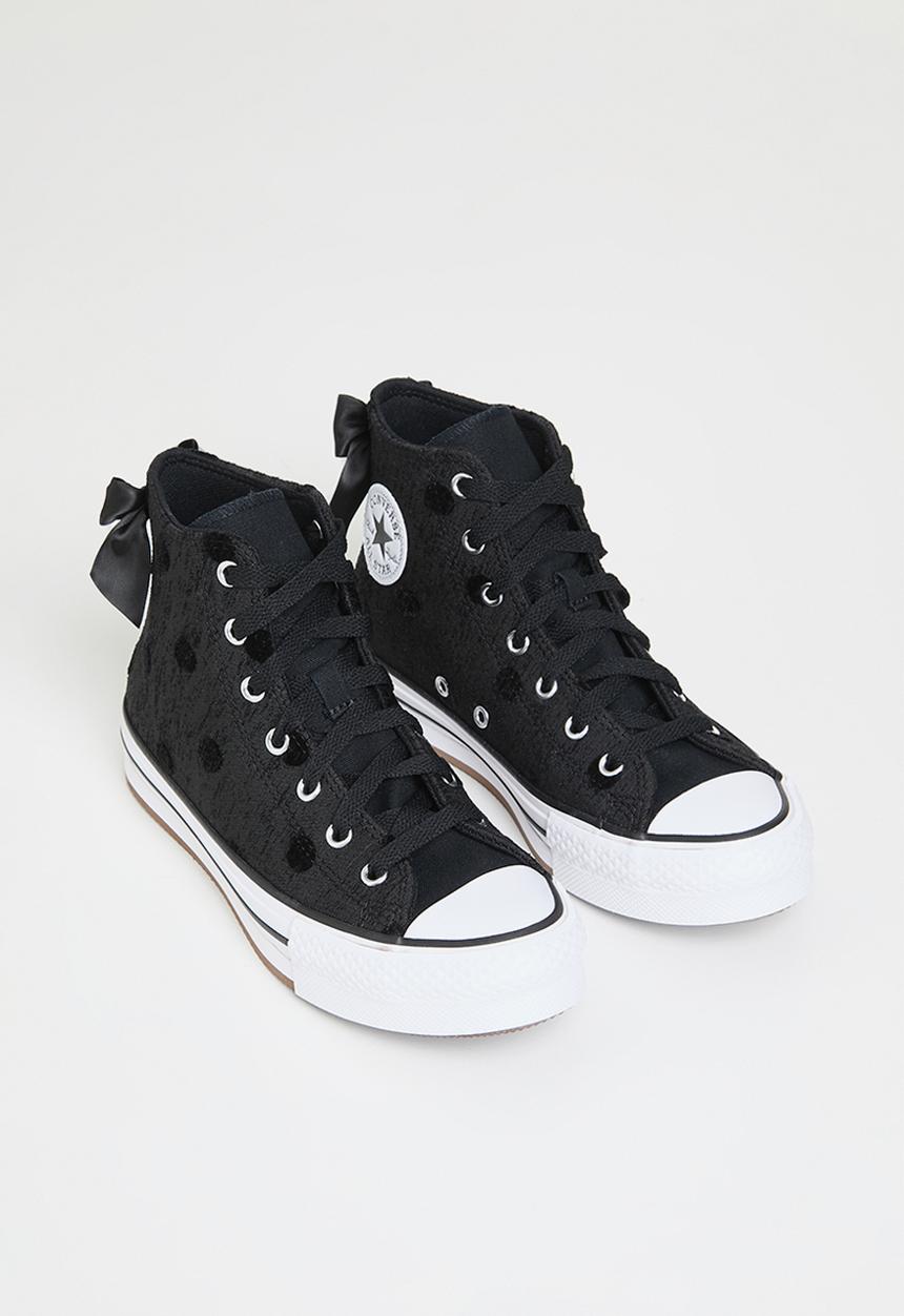Converse - Chuck Taylor All Star Lift Bow Platform - Black/White/Black