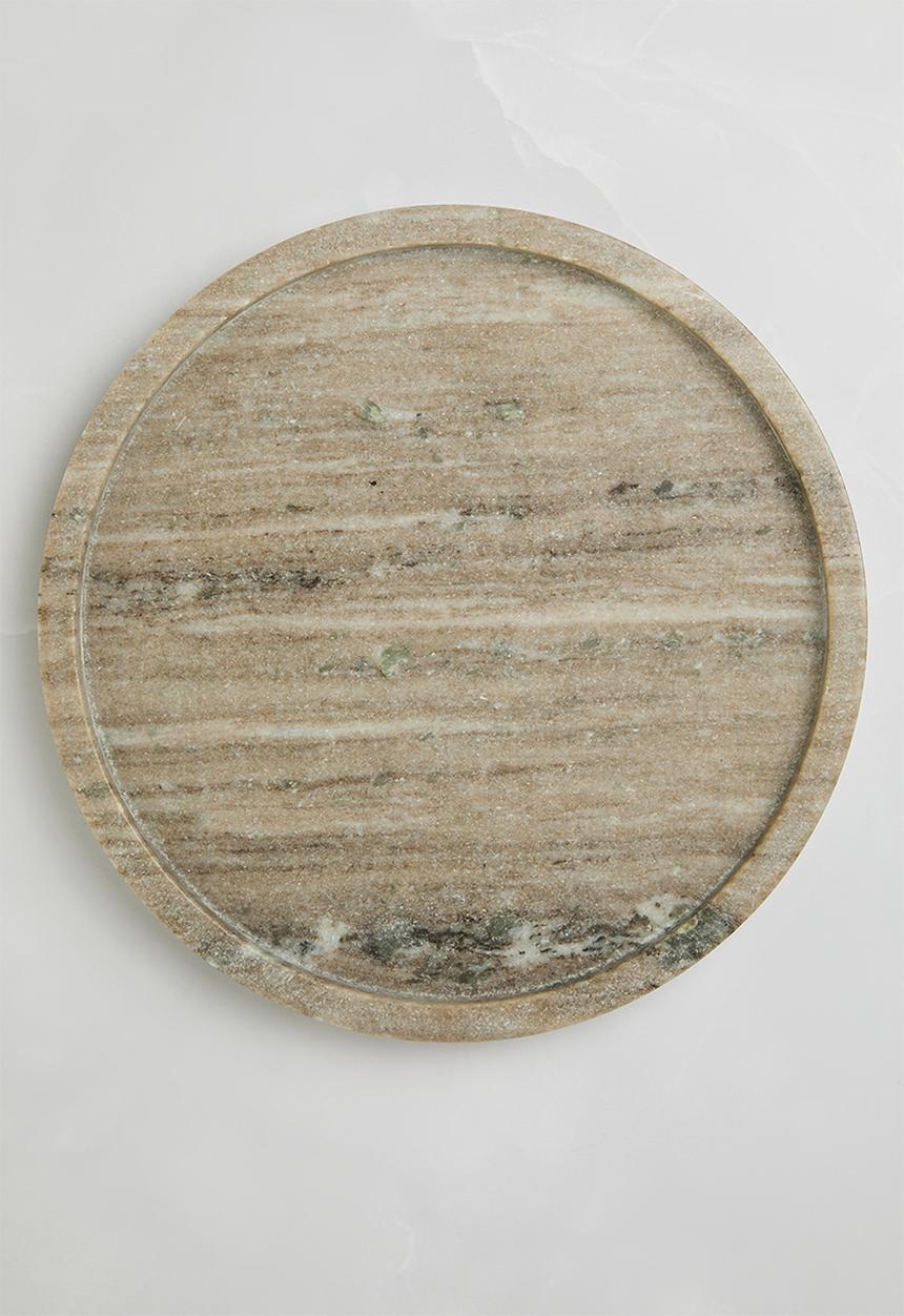 Sixth Floor - Round Marble Platter - Natural