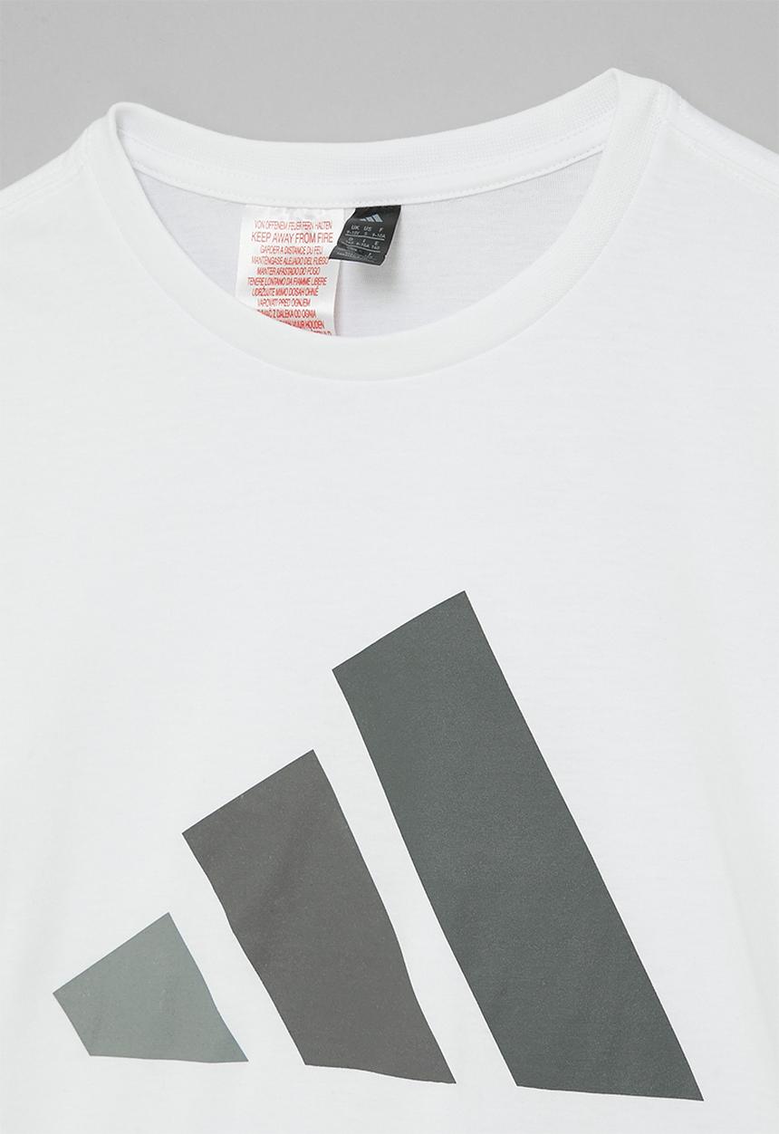 adidas Performance - J Bl Tee 160 S26 - White/Grey Three/Grey Four/Grey Five