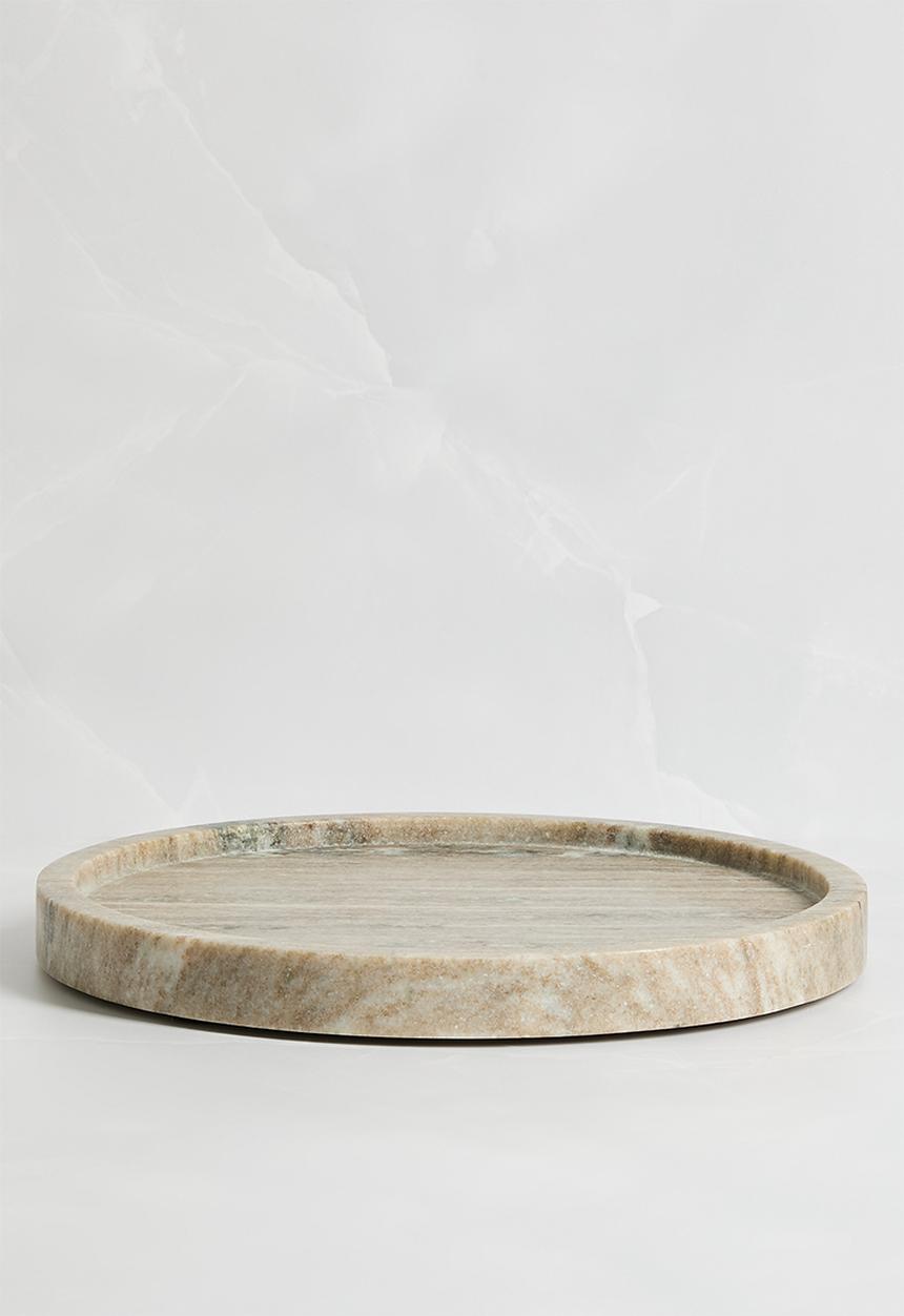 Sixth Floor - Round Marble Platter - Natural