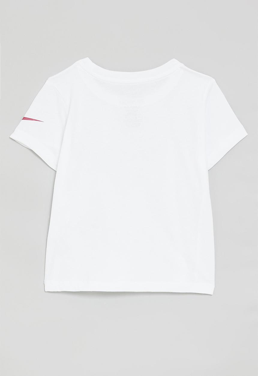 Nike - Nike swoosh on pointe graphic tee - white