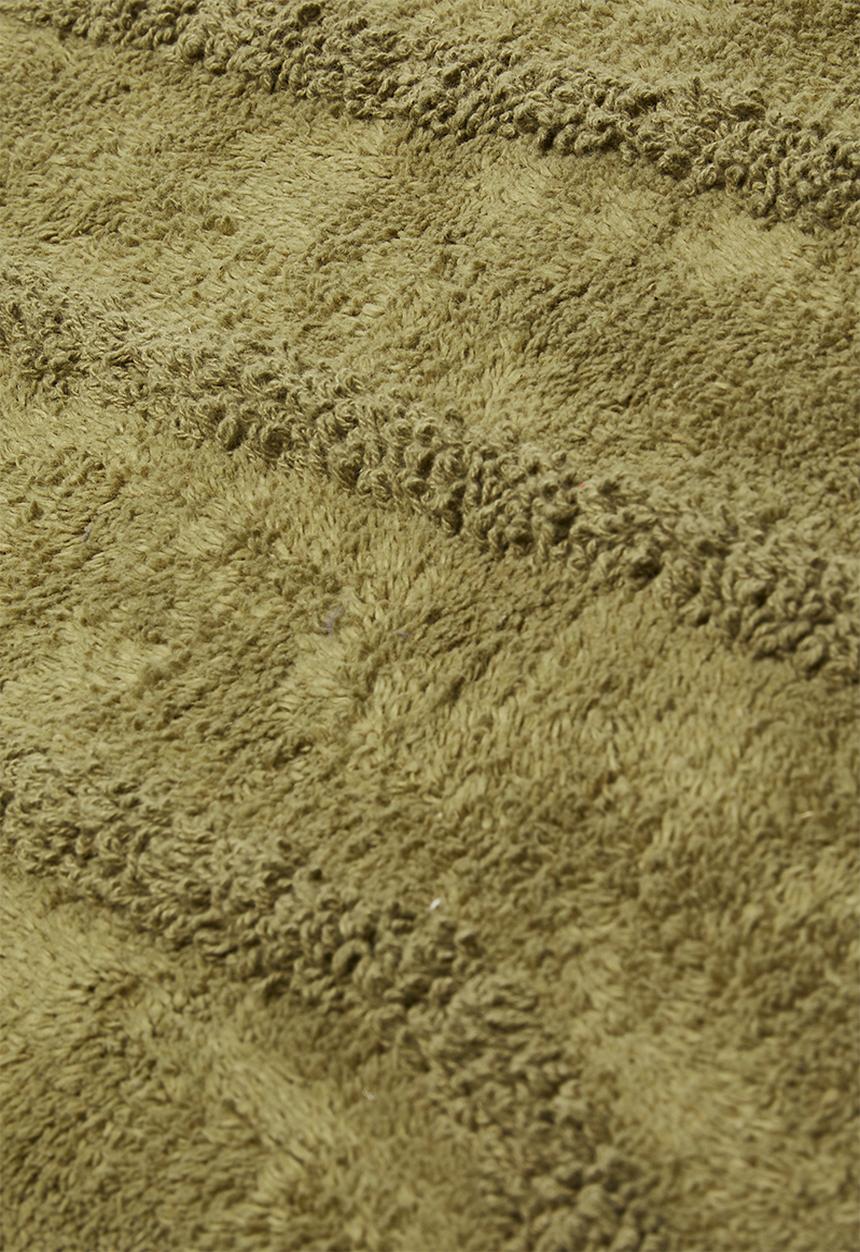 Sixth Floor - Handwoven cotton bathmat - olive