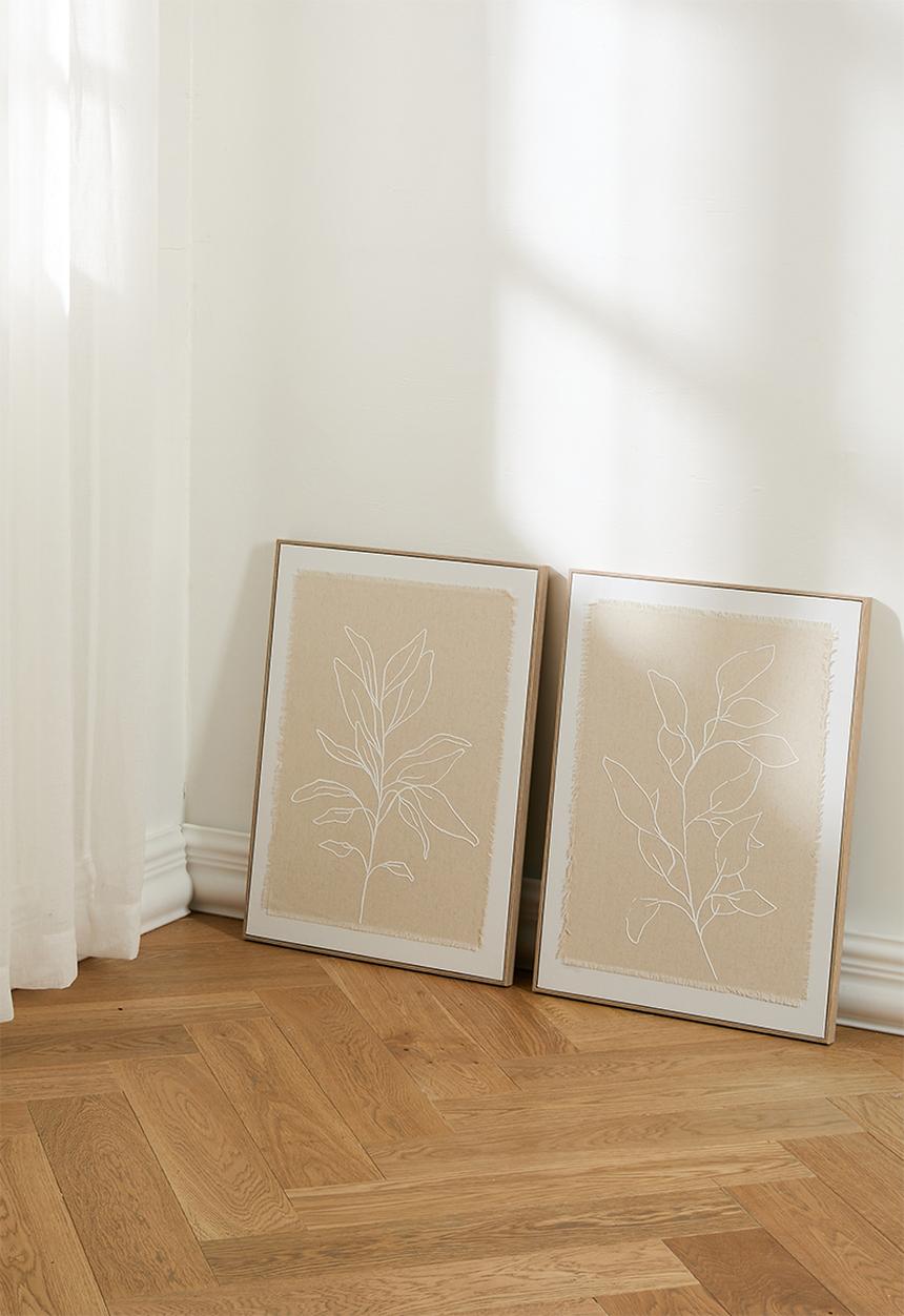 Sixth Floor - Bloom & Fade Set of 2 - Natural Frame