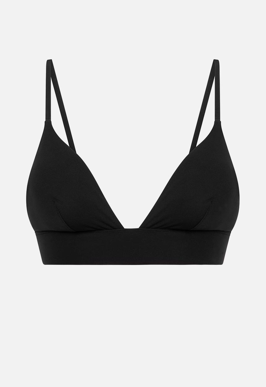 Hunkemoller - Smooth triangle bralette - black