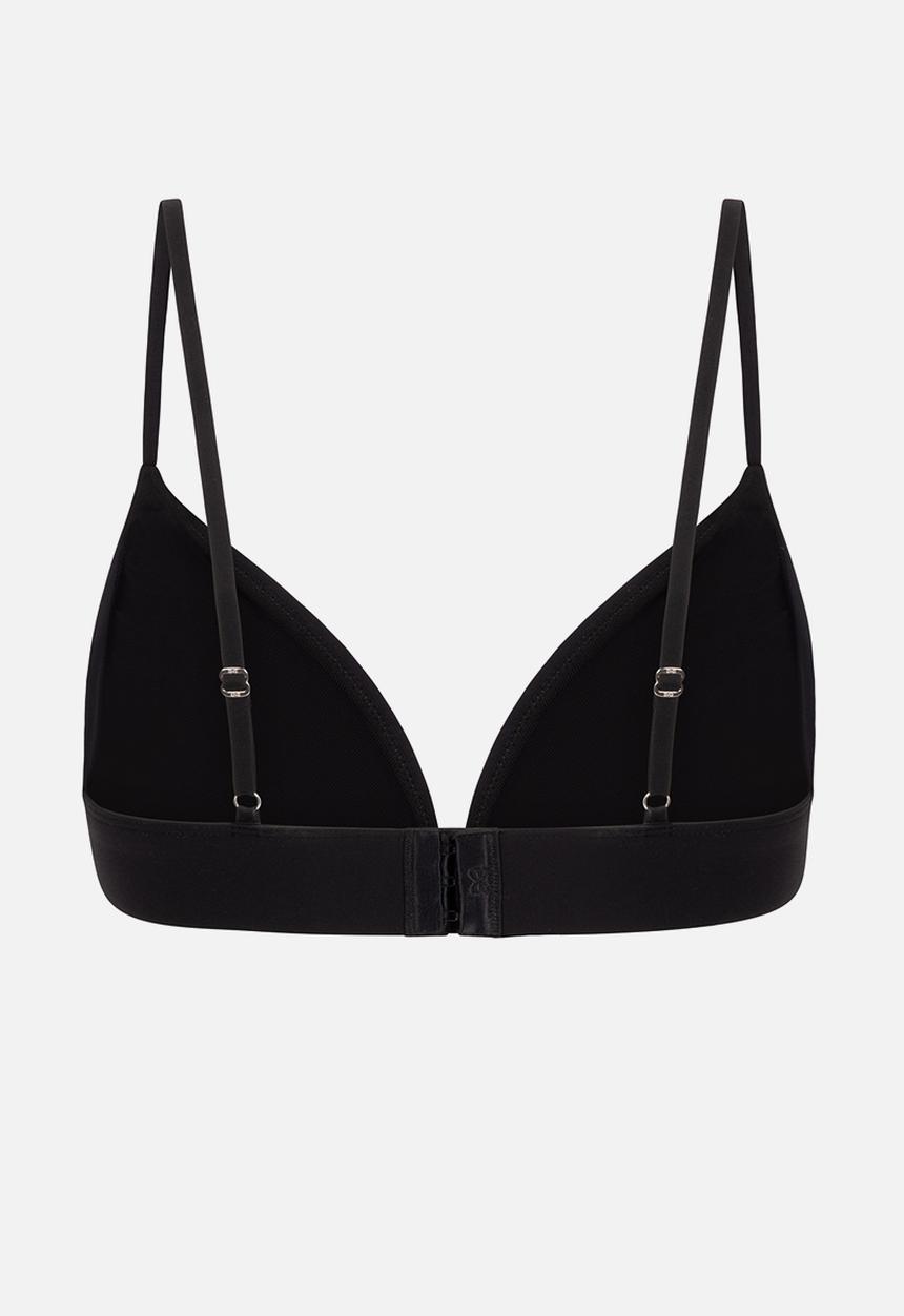 Hunkemoller - Smooth triangle bralette - black