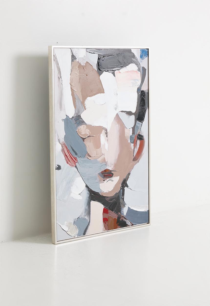 Sixth Floor - Canvas Whispers Wall Art - Natural Frame