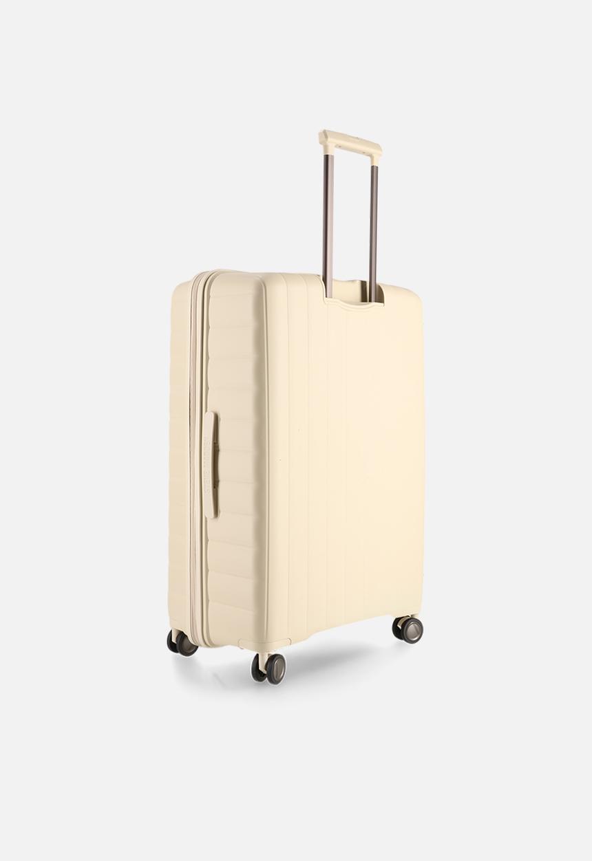Steve Madden - Manhattan Large Jet Set Luggage - Cream