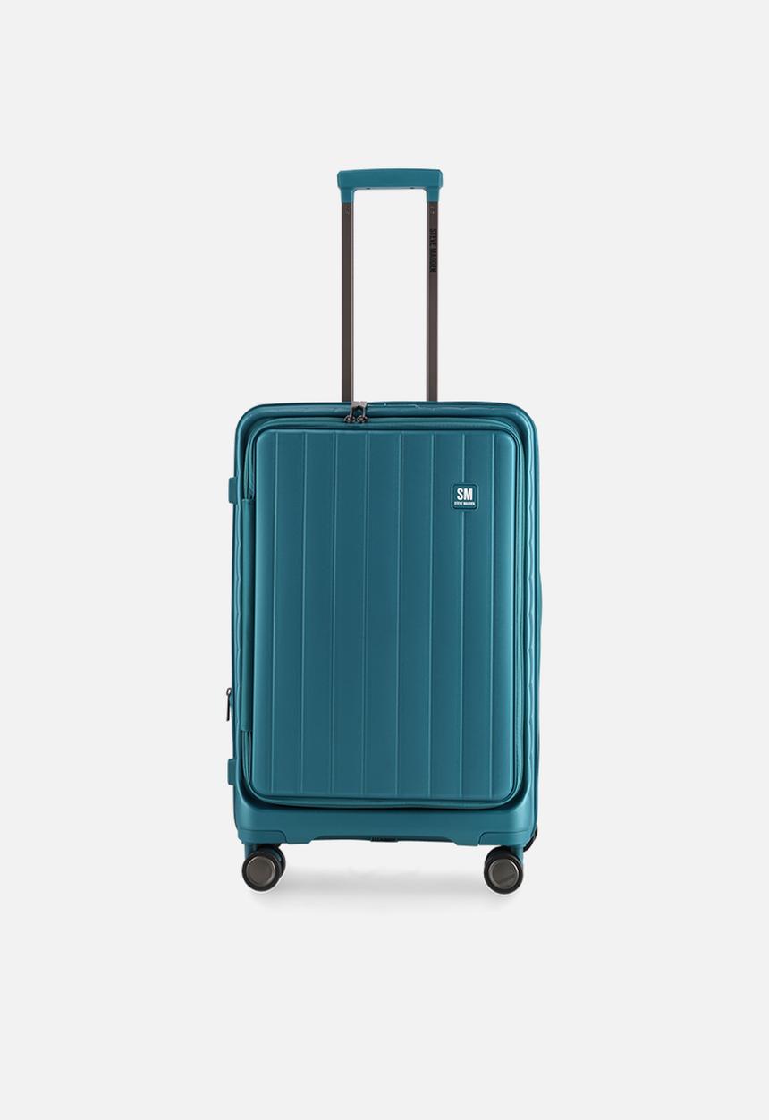 Steve Madden - Manhattan Medium Carry On Luggage - Teal Blue