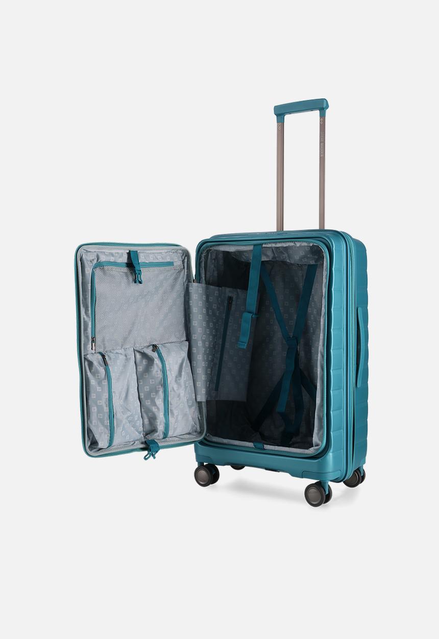 Steve Madden - Manhattan Medium Carry On Luggage - Teal Blue