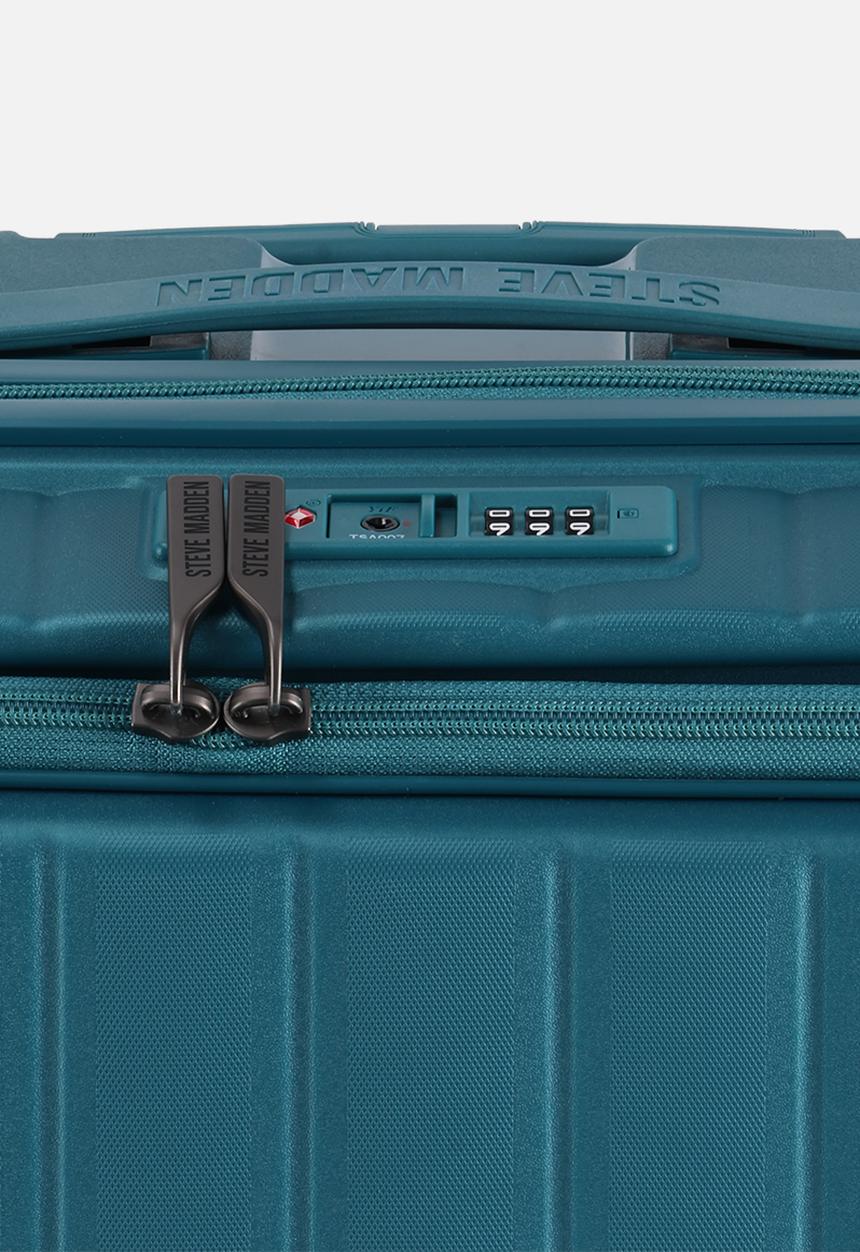 Steve Madden - Manhattan Medium Carry On Luggage - Teal Blue