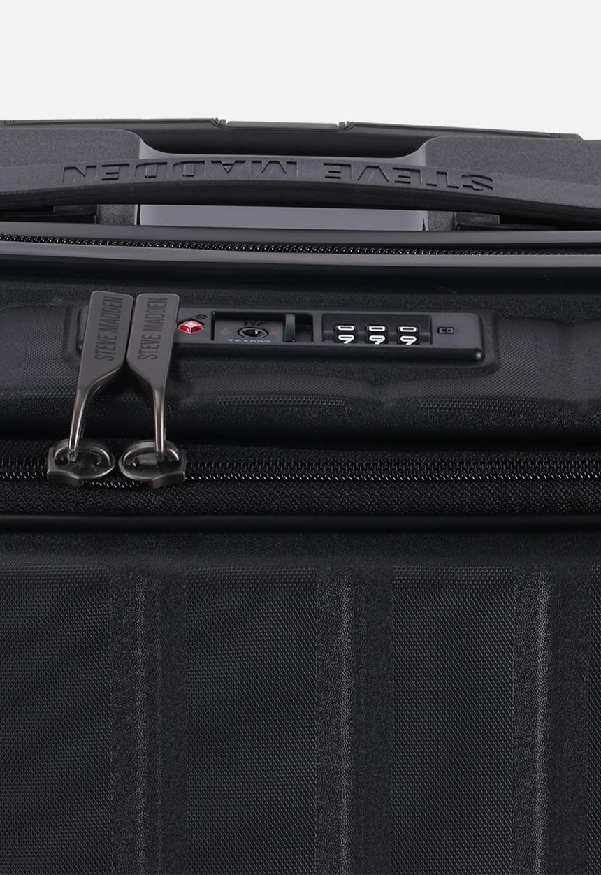 Steve Madden - Manhattan Medium Luggage - Black